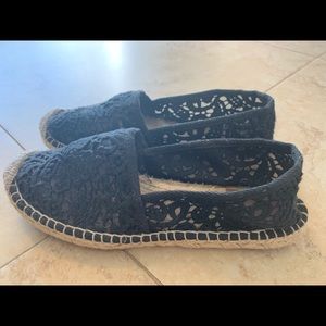 Tory Burch lace espadrille flats
